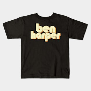 vintage color ben harper Kids T-Shirt